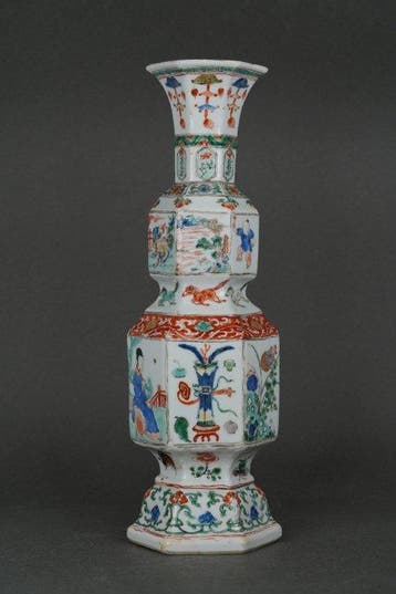 Balustervaas - Porselein - China - Kangxi (1662-1722) -