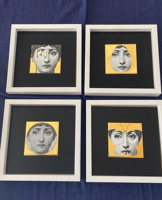 Carreau - Ceramiche Bardelli - Piero Fornasetti - 2000-2010, Antiek en Kunst, Antiek | Meubels | Stoelen en Sofa's