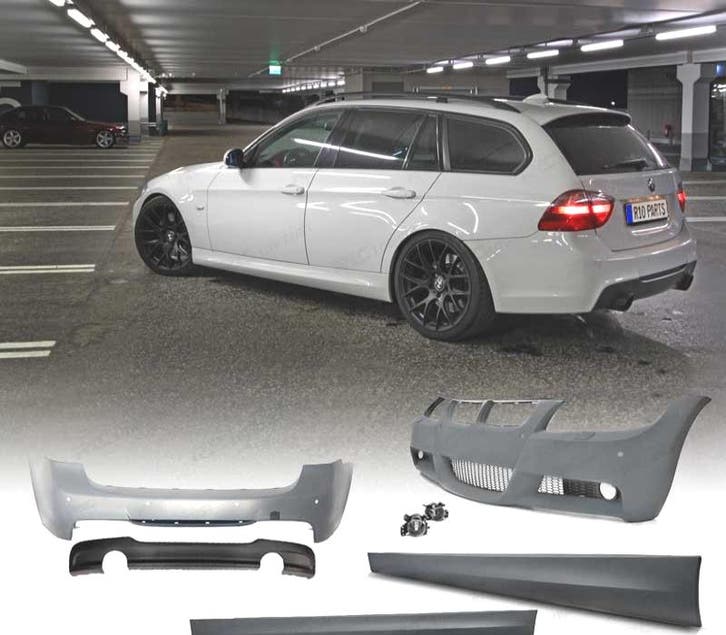 KIT CARROSSERIE BMW E91 08-12 LOOK M PDC ET LAVE PHARES, Auto-onderdelen, Carrosserie, Verzenden