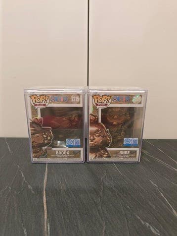 Funko - Funko Pop - One Piece - Brook #2215 + Jinbe #2216