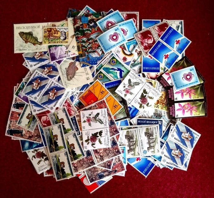 Belgique 1980/2000 - Timbres belges pour affranchissement, Timbres & Monnaies, Timbres | Europe | Belgique