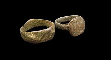Byzantijns Brons Ringen - 25 mm (Zonder minimumprijs)