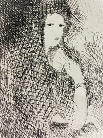 Marie Laurencin (1883-1956) - Jeune fille au voile