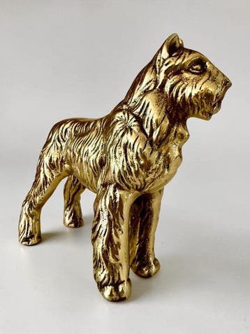 1920s Bouvier des Flandres - Figuur - 13,5cm - Brons
