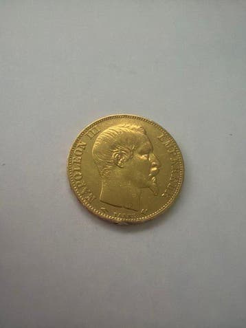Frankrijk. Napoléon III. 20 Francs 1859-A, Paris