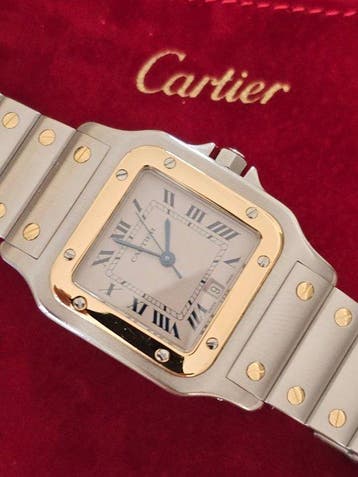 Cartier - Santos Galbée - 187901 - Unisex - 2000