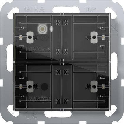 Gira KNX 2-Gang Drukknop Sensor Systeem 55 - 501200, Doe-het-zelf en Bouw, Elektriciteit en Kabels, Verzenden