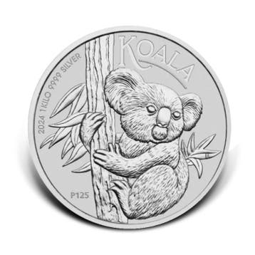 1 kilo zilveren Koala munt 2024