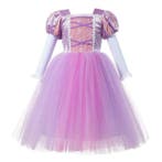 Prinsessenjurk - Luxe prinses Rapunzel jurk - Kleedje, Verzenden, Nieuw