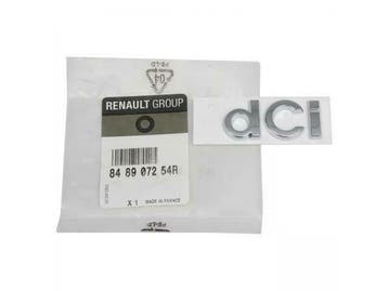 ORIGINELE Renault embleem plaque belettering dCi voor CLIO I, Ophalen of Verzenden, Nieuw