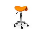 Zadelkruk Oranje - Standaard Zithoogte, In hoogte verstelbaar, Nieuw
