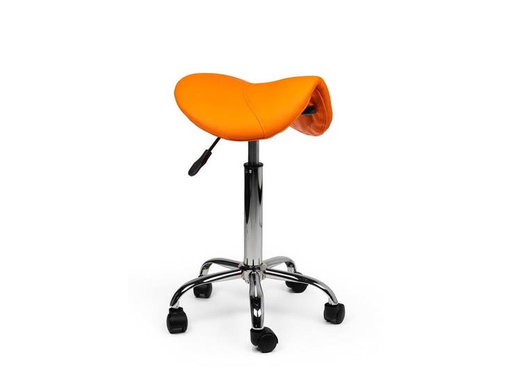 Zadelkruk Oranje - Standaard Zithoogte, Maison & Meubles, Tabourets