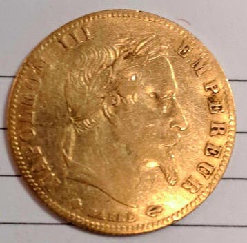 Frankrijk. Lotto di 12 monete, di cui 1 in oro e 6 in