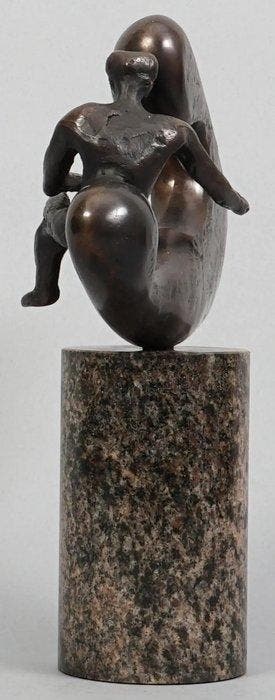 Jo Ramakers (1938) - Beeld, Harmonie - 24 cm - Brons, Steen, Antiek en Kunst