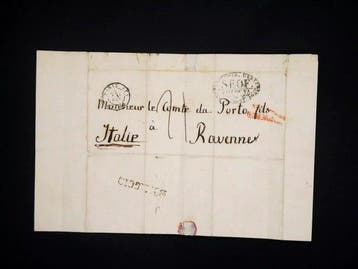 Adultère de Rovigo et Nicolaÿ - Lettre de corbeau - 1840