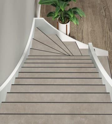 TRAPRENOVATIE SET CERAMO Beige / PVC ( SET Ten behoeve van 4, Ophalen of Verzenden, Nieuw