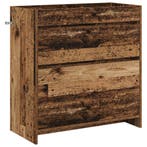 vidaXL Badkamer Onder Het Wastafel Kast Oud hout 78,5 x 37,5, Verzenden, Nieuw