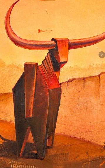 Onofre Alarcón 1969 - Totem Bull II #179 - NO RESERVE