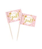 ItS A Girl Cupcake Toppers, Verzenden
