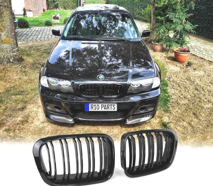 CALANDRE BMW E46 BERLINE ET TOURING 98-01 NOIR BRILLANT, Auto-onderdelen, Carrosserie, Verzenden