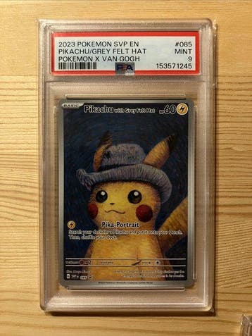 Pokémon - 3 Graded card - Pikachu #085 Promo card - PSA 9 -, Hobby en Vrije tijd, Nieuw