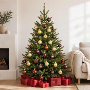 vidaXL Kerstballenset 75 st Bruin en goud 6 cm Polystyreen, Verzenden, Nieuw
