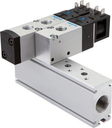 2xG3/8 Manifold 5-Stations Festo 576366, Verzenden