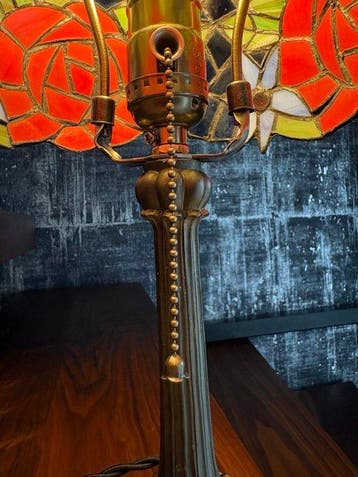 Style Tiffany - Tafellamp - In de geest van Art Nouveau Les, Antiquités & Art