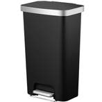 Pedaalemmer | HANA | Kunststof/RVS | Zwart | 45L |, Verzenden, Nieuw in verpakking