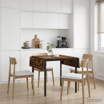 vidaXL Uitschuifbare eettafel 120 x 81,5 x 75 cm Bewerkt, Verzenden