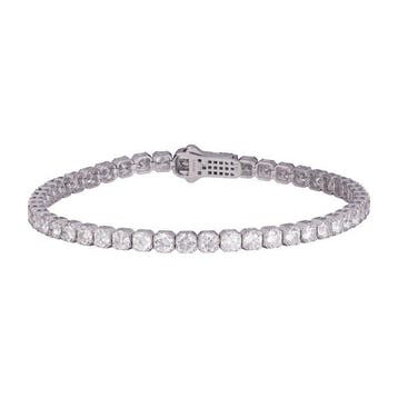 Zonder minimumprijs - Armband - 14 karaat Witgoud - 7.38ct., Nieuw