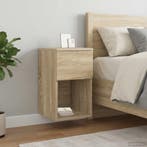 vidaXL Bedkast Sonoma Eiken 29 x 31,5 x 49 cm Bewerkt hout, Verzenden, Nieuw