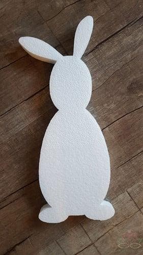 Styropor Piepschuim Isimo Paashaas rechtop 40×3 cm, Hobby & Loisirs créatifs, Bricolage