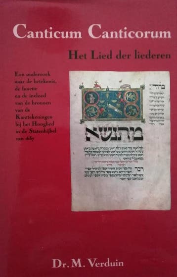 CANTICUM CANTICCORUM 9789033603136 M. Verduin, Verzenden, Zo goed als nieuw, M. Verduin