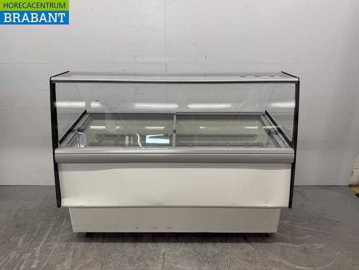 Verrijdbare Combisteel Athena Schepijsvitrine 13 bakken 230V, Zakelijke goederen, Horeca | Keukenapparatuur, Ophalen of Verzenden