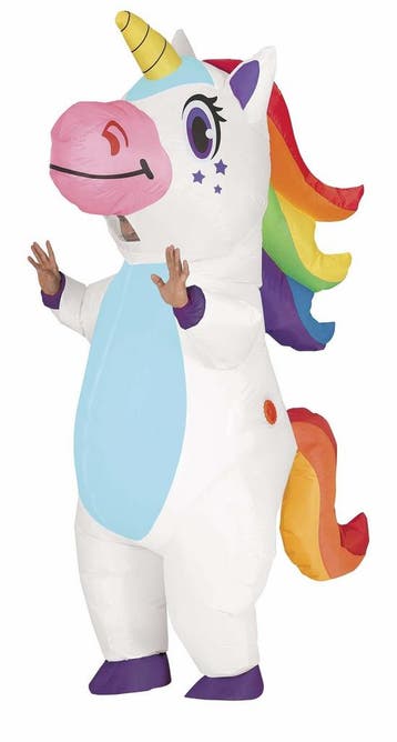 Unicorn Kostuum Opblaasbaar, Verzenden, Nieuw