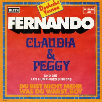 Claudia &amp; Peggy Und Die Les Humphries Singers - Fernando, Verzenden, Gebruikt