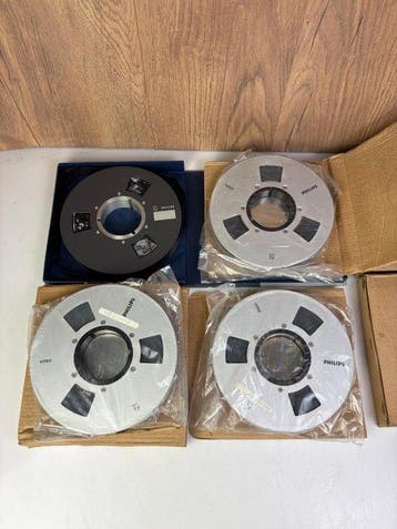Philips - 1 inch spoelen – 18 cm Reel-to-reel audio