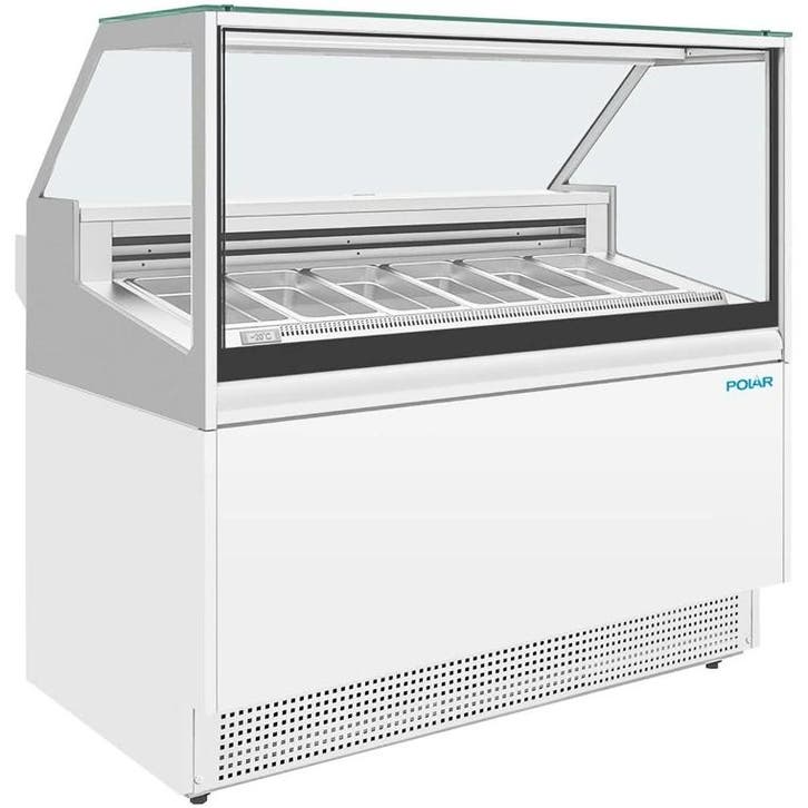 Schepijsvitrine | U-SERIE | 6x 5L | -16°C/-18°C |, Articles professionnels, Horeca | Équipement de cuisine, Envoi