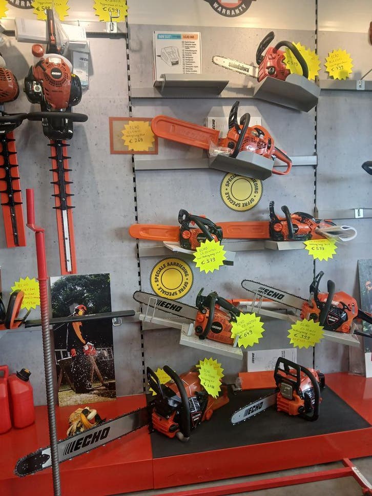 ECHO Kettingzagen vanaf €219 , 5JAAR GARANTIE, Tuin en Terras, Hand-tuingereedschap, Nieuw, Ophalen of Verzenden
