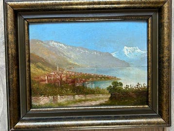 Hubert Sattler 1817 - 1904 (E Grossen) - Stadsgezicht, Antiek en Kunst