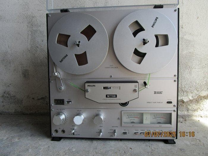 Philips - N7150 - Révisé - 3 vitesses - 3 têtes - avec une, TV, Hi-fi & Vidéo, Radios