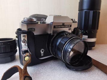 Zeiss Ikon, Voigtländer Icarex 35S TM + Super-Takumar, Nieuw