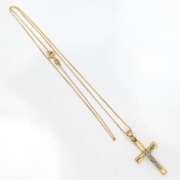 Ketting met hanger - 18 karaat Geel goud