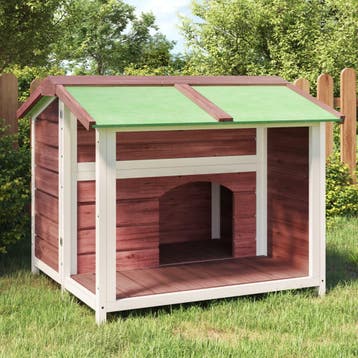 vidaXL Hondenhok 96x87x80,5 cm massief grenenhout, Verzenden