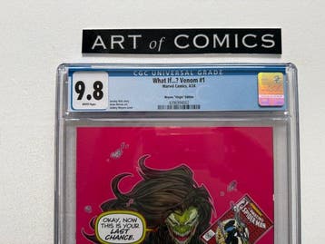 What If...? Venom #1 - Meyers Virgin edition - CGC 9.8 -