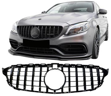 Grill | geschikt voor Mercedes-Benz C-Klasse 2018-2021 | W20, Auto-onderdelen, Verzenden, Nieuw, Mercedes-Benz