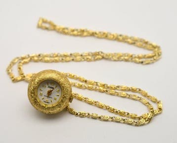 Sorna - Swiss Made mechanical pocket watch with chain -