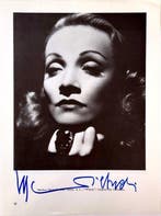 Marlene Dietrich – Authentic Signed Photo – Golden Age, Nieuw
