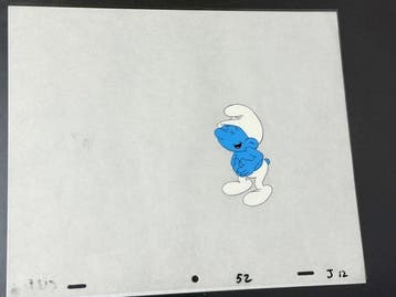 Hanna-Barbera - Originele animatie-cel - The Smurfs (1981), Nieuw in verpakking